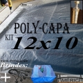 KIT Super Capa de Piscina Transparente 12x10 + 50el 20cm + 50pf + 3 Bóia KIT Super Capa de Piscina Transparente 12x10 + 50el 20cm + 50pf + 3 Bóia